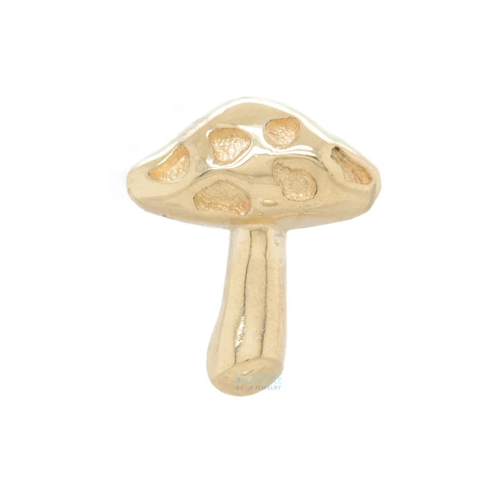 threadless: Mushroom Amanita End in Gold - Image 3