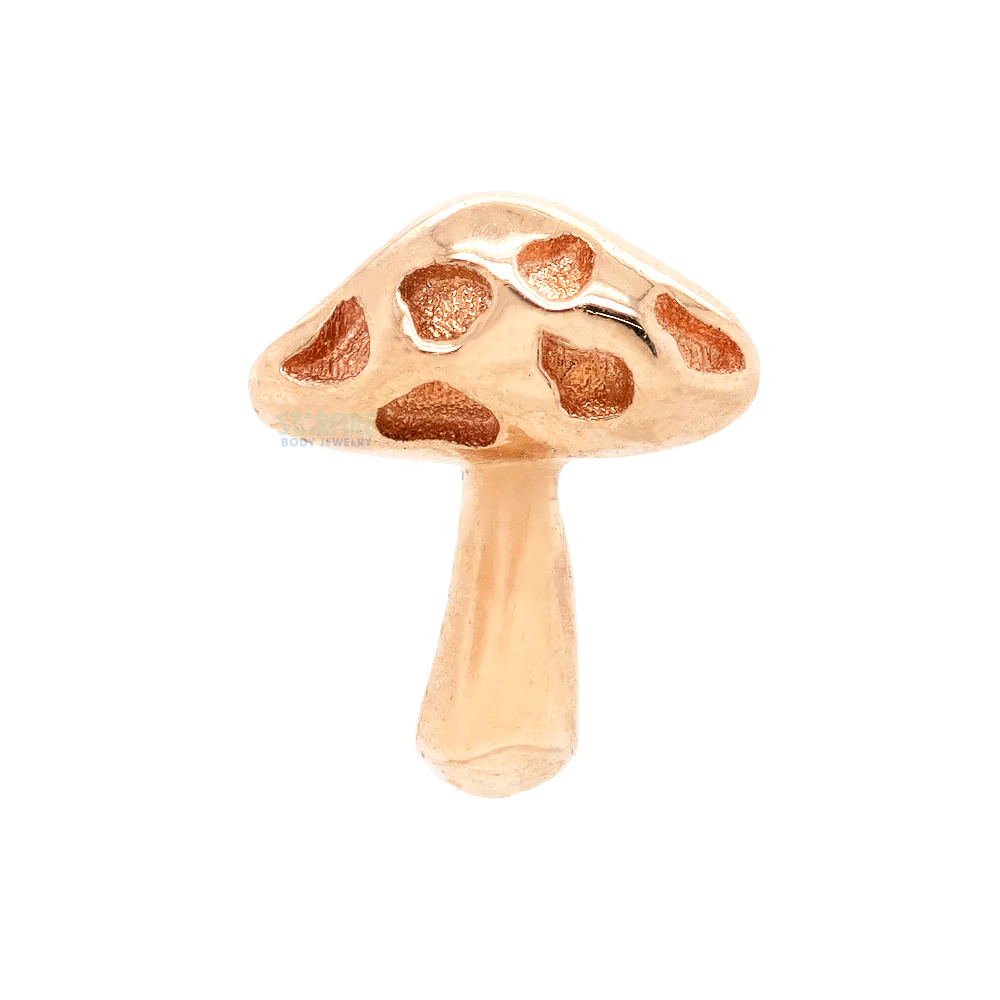threadless: Mushroom Amanita End in Gold - Image 4