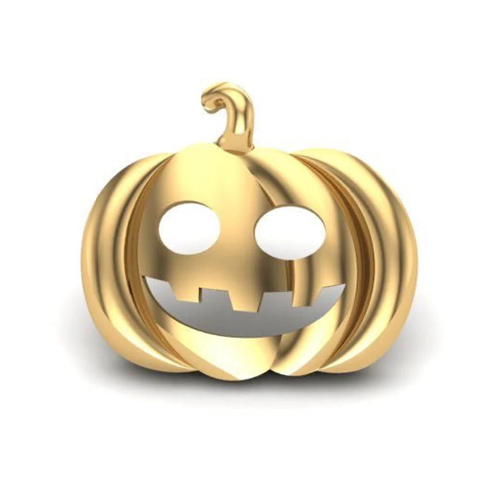 threadless: Pumpkin Face End in Gold - Image 6