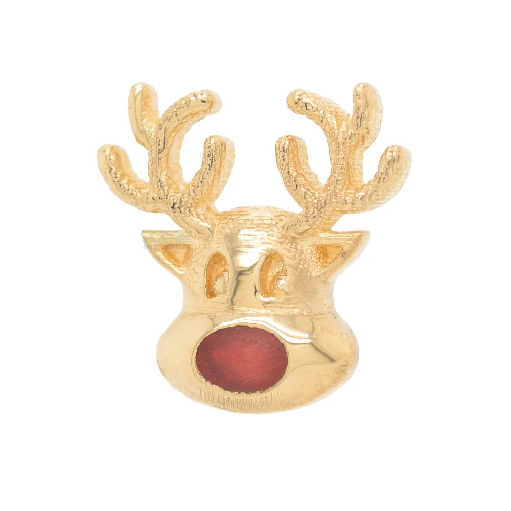 threadless: Reindeer End in Gold