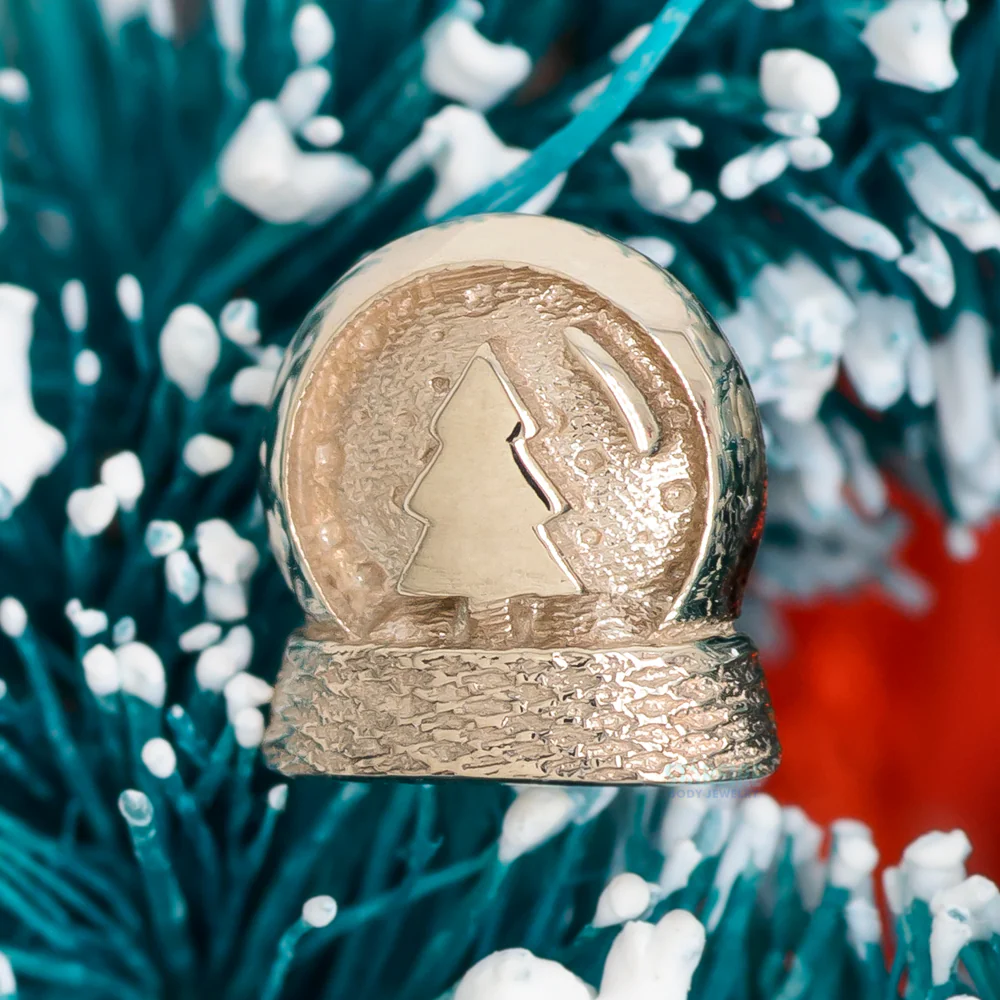 threadless: Snow Globe End in Gold - Image 2