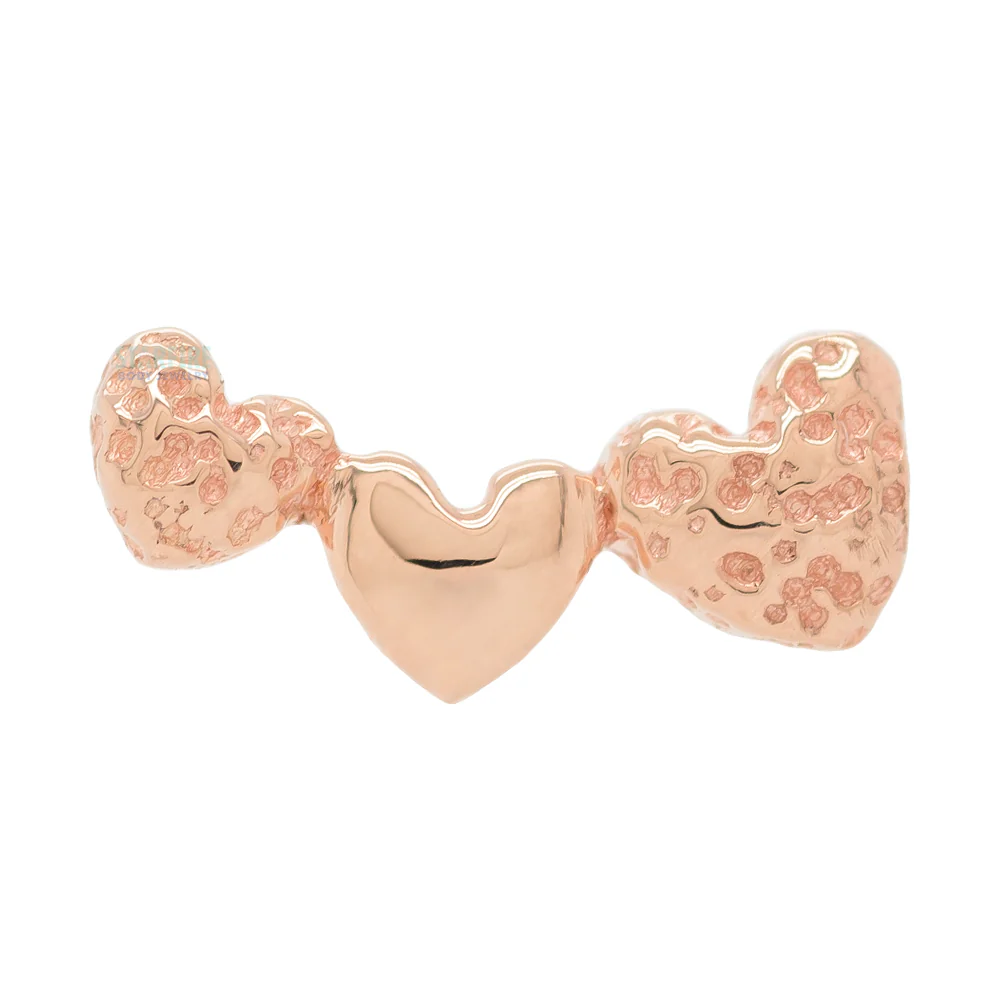 threadless: Triple Hearts End in Gold - Image 3