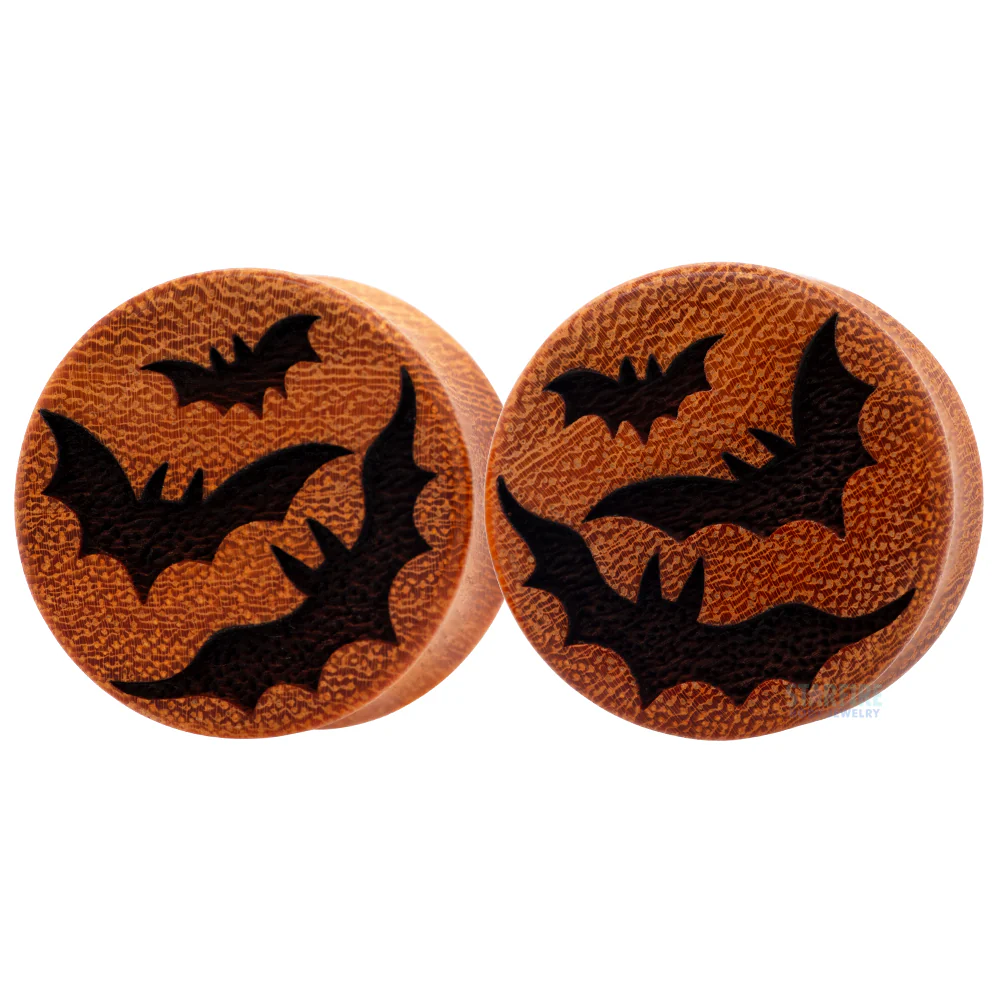 Bat Wood Plugs