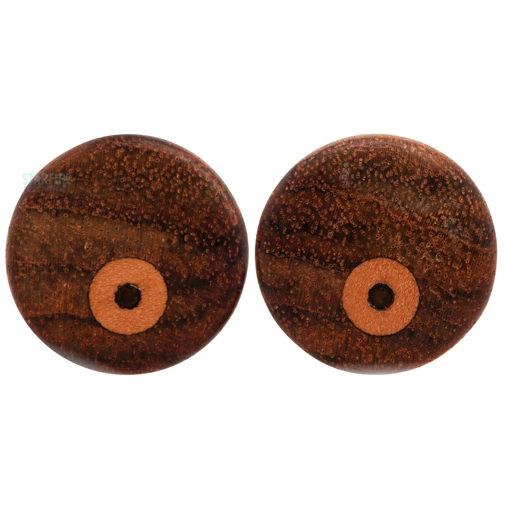 Earring Dangle Wood Plugs - Image 4