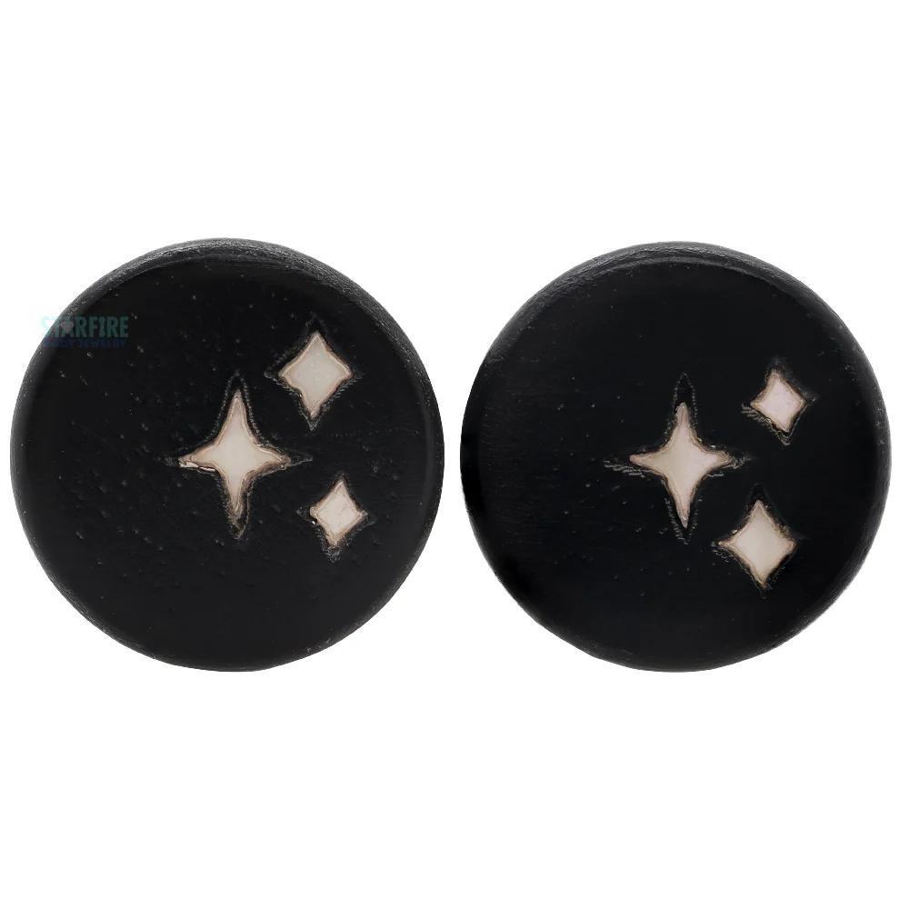Stardust Wood Inlay Plugs - Image 3