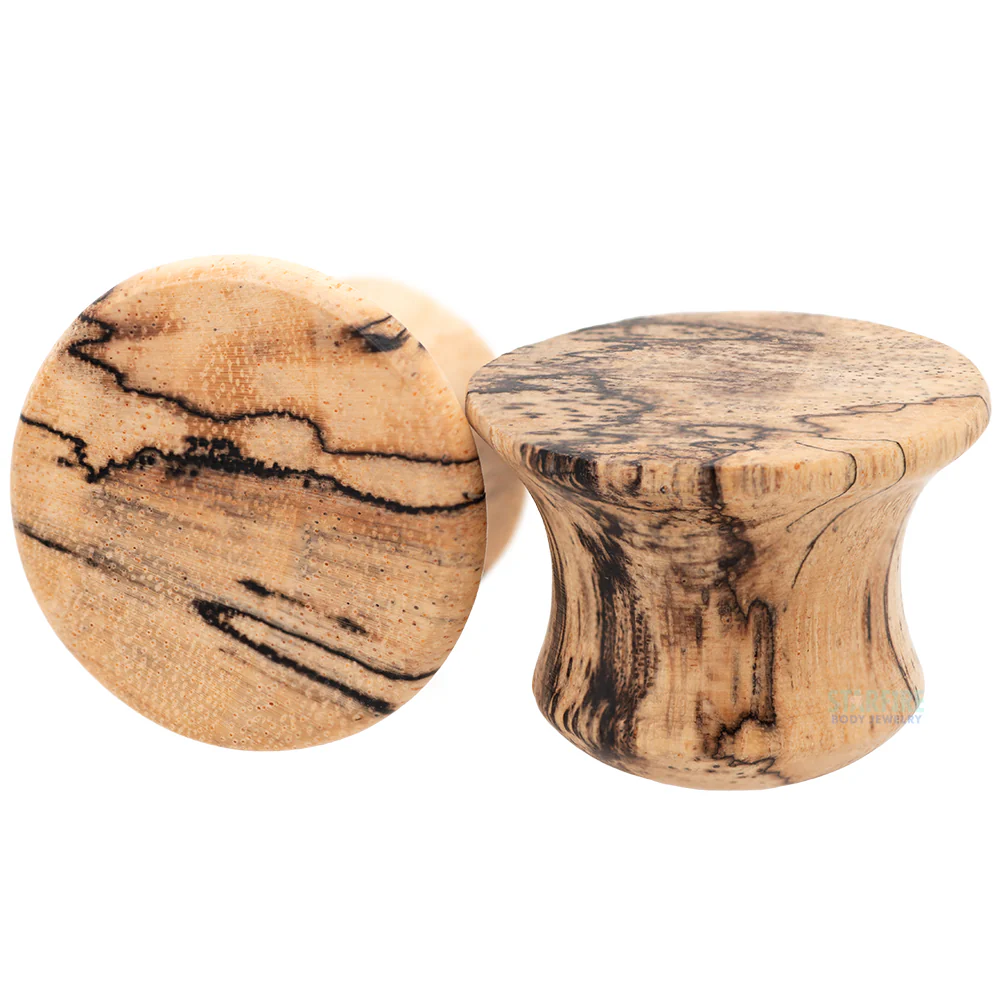 Mayan Style Wood Plugs - Tamarind - Image 3