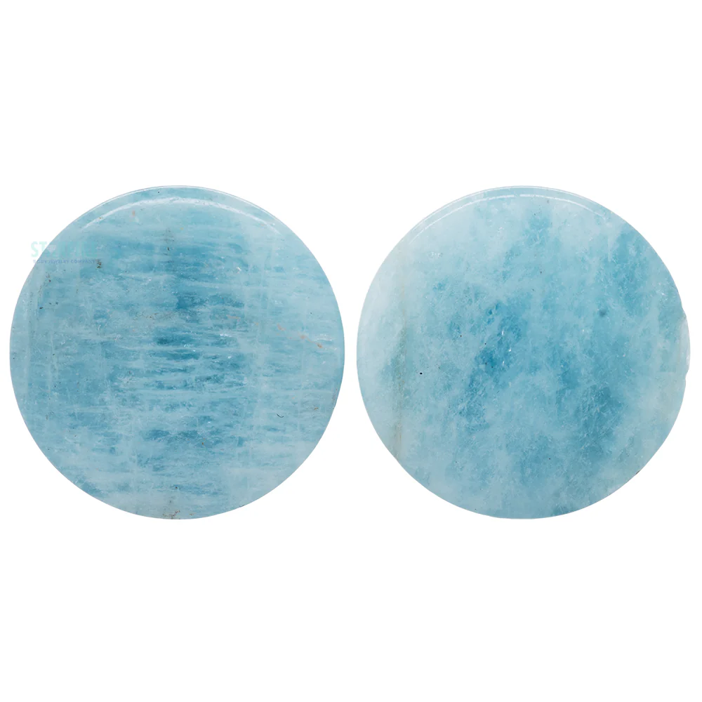 Stone Plugs - Aquamarine - Image 4