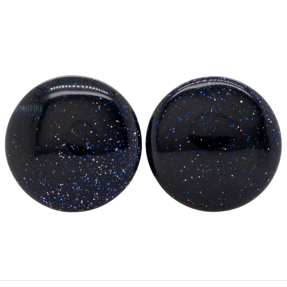 Stone Plugs - Blue Goldstone - Image 3