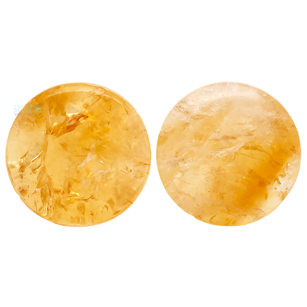 Stone Plugs - Citrine - Image 4