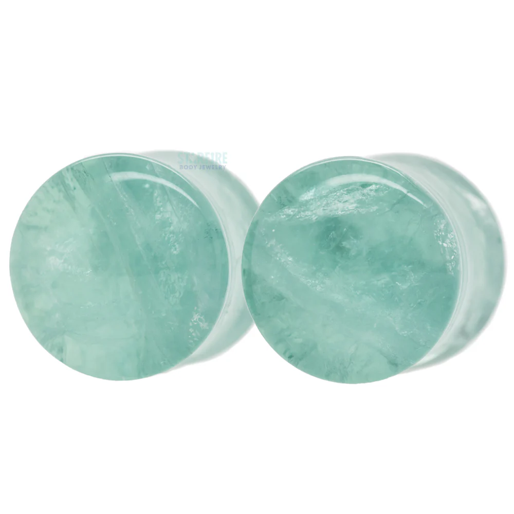 Stone Plugs - Green Fluorite - Image 2