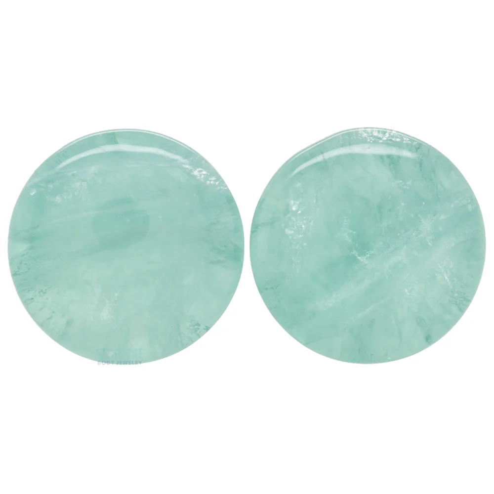 Stone Plugs - Green Fluorite - Image 3