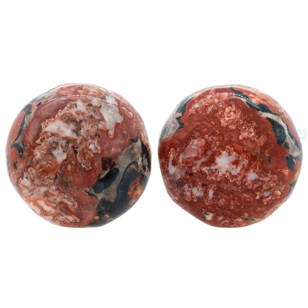 Stone Plugs - Leopardskin Jasper - Image 2