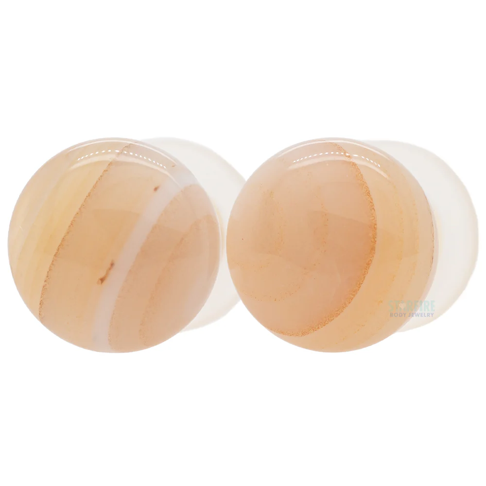 Stone Plugs - Montana Agate - Image 3