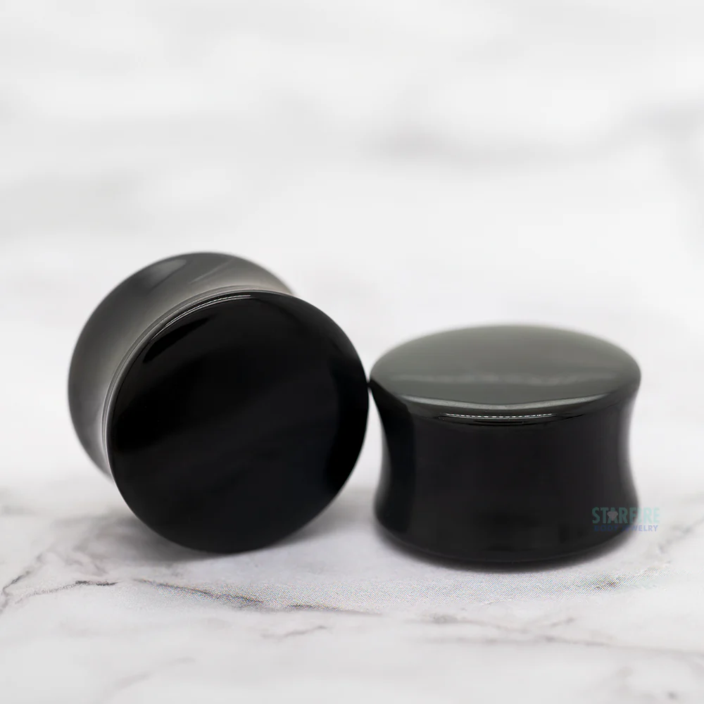 Stone Plugs - Rainbow Obsidian - Image 2