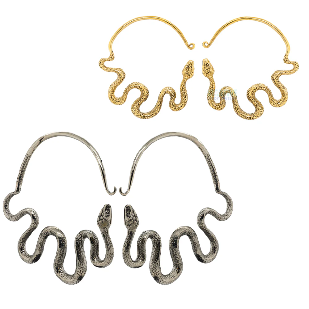 Ouroboros (Snake) Hoops