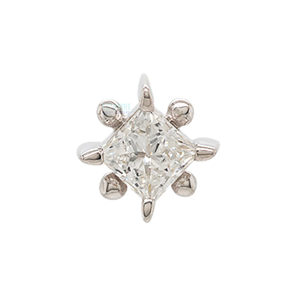 threadless: "Cassandra" End in Gold with Gemstone - Image 4