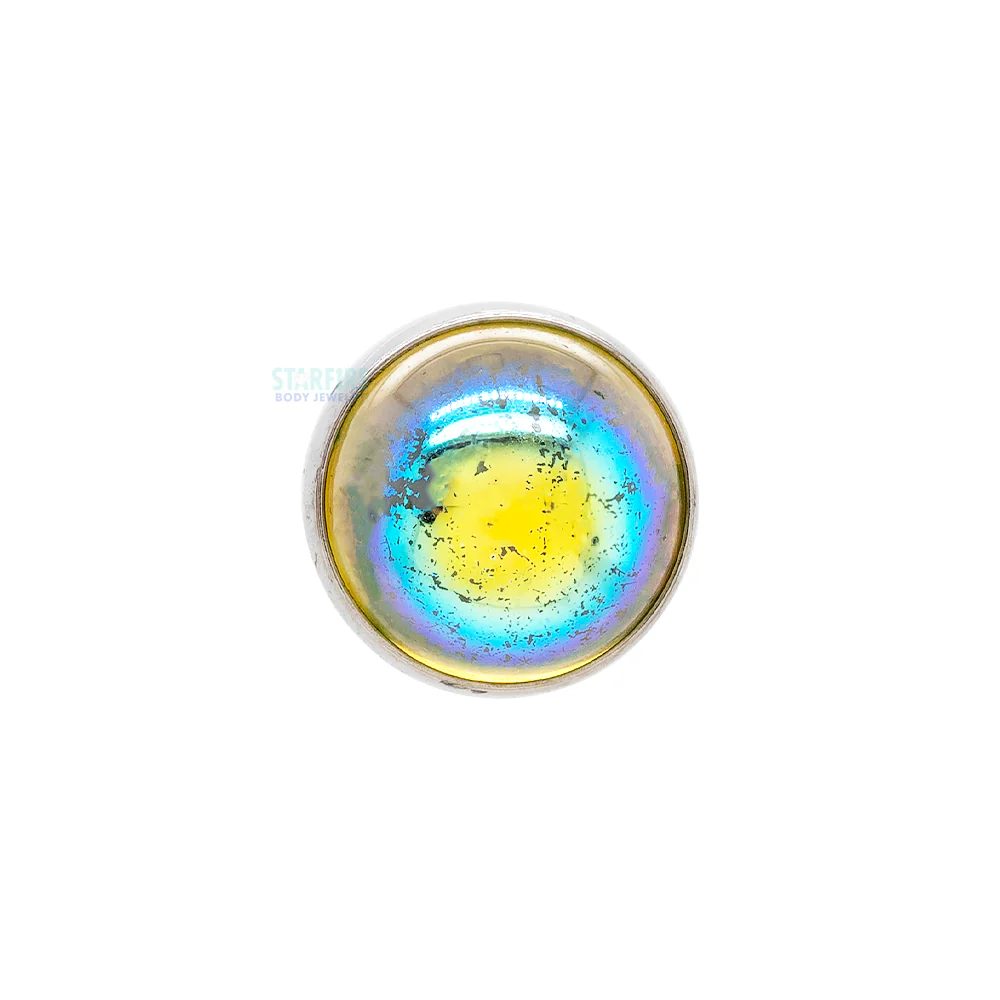 threadless: Bezel-Set Glass Cabochon End - 'Northern Lights Collection' - Image 8