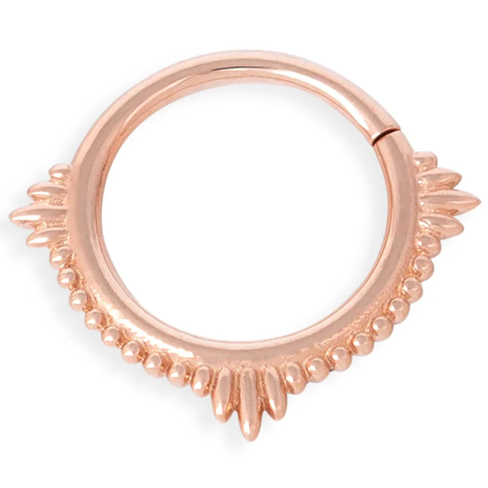 Plume Continuous Ring in Gold - Image 5