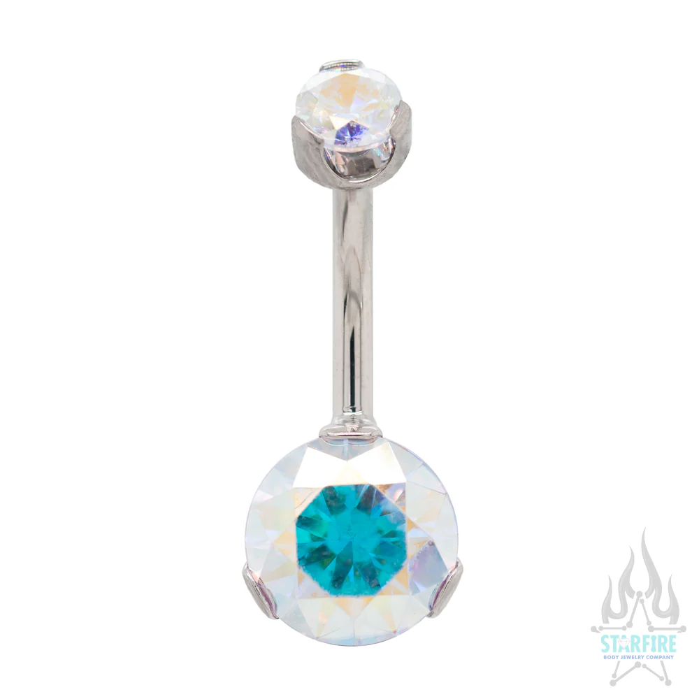 Prong-Set Brilliant-Cut Round Navel Curve - Image 15