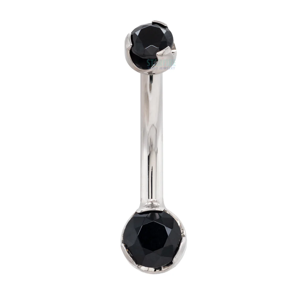 Prong-Set Brilliant-Cut Round Navel Curve - Image 16