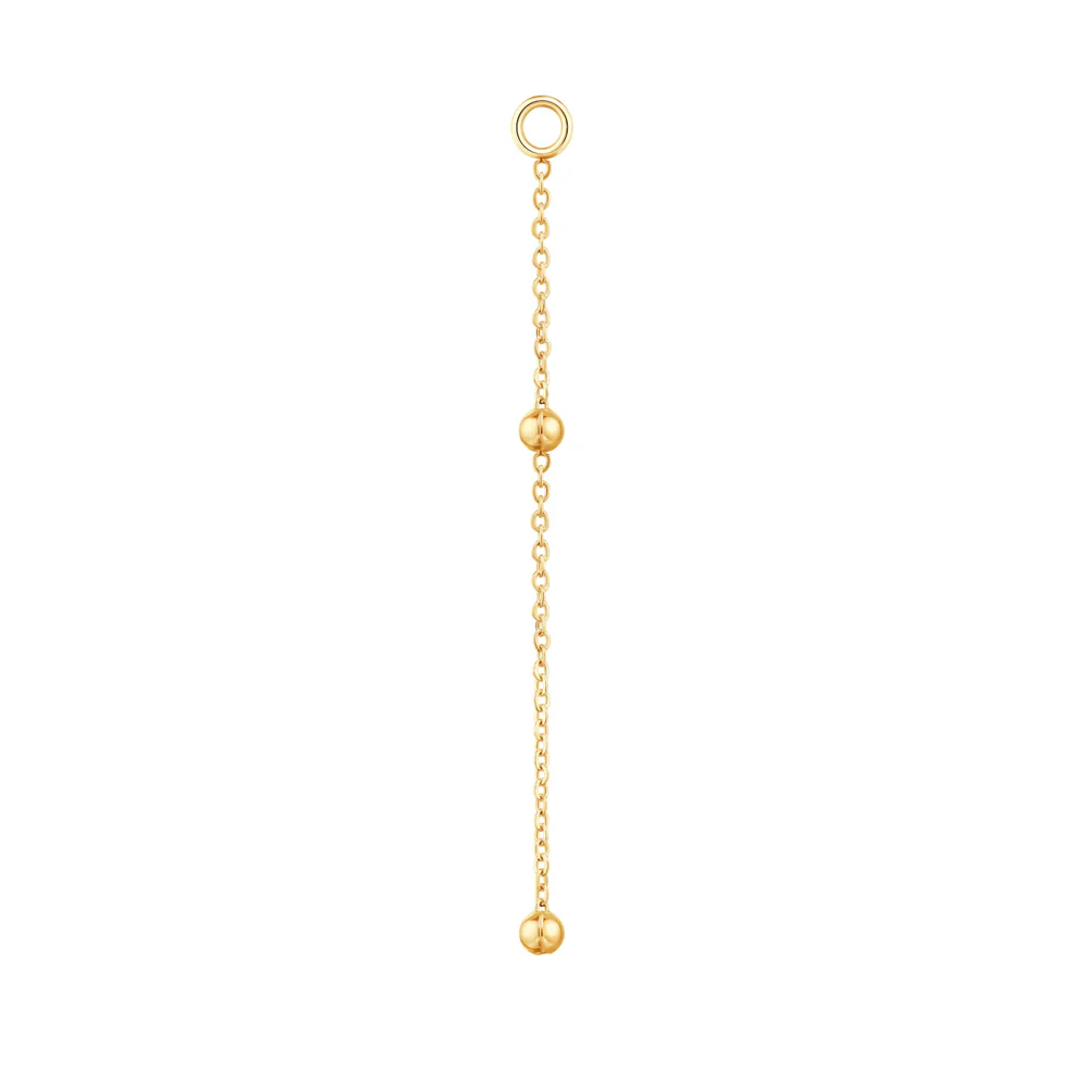 "Cute Bead" Chain Charm in Gold - Image 2