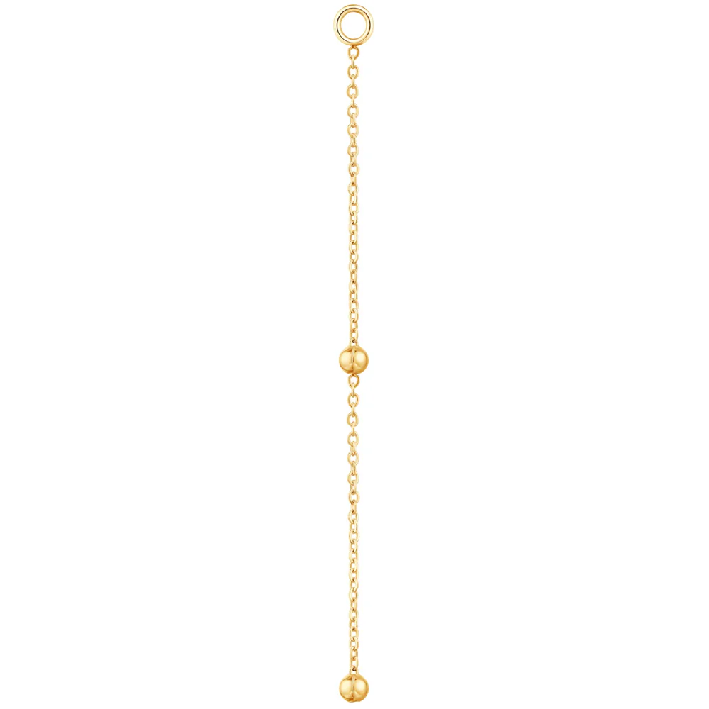 "Cute Bead" Chain Charm in Gold - Image 3