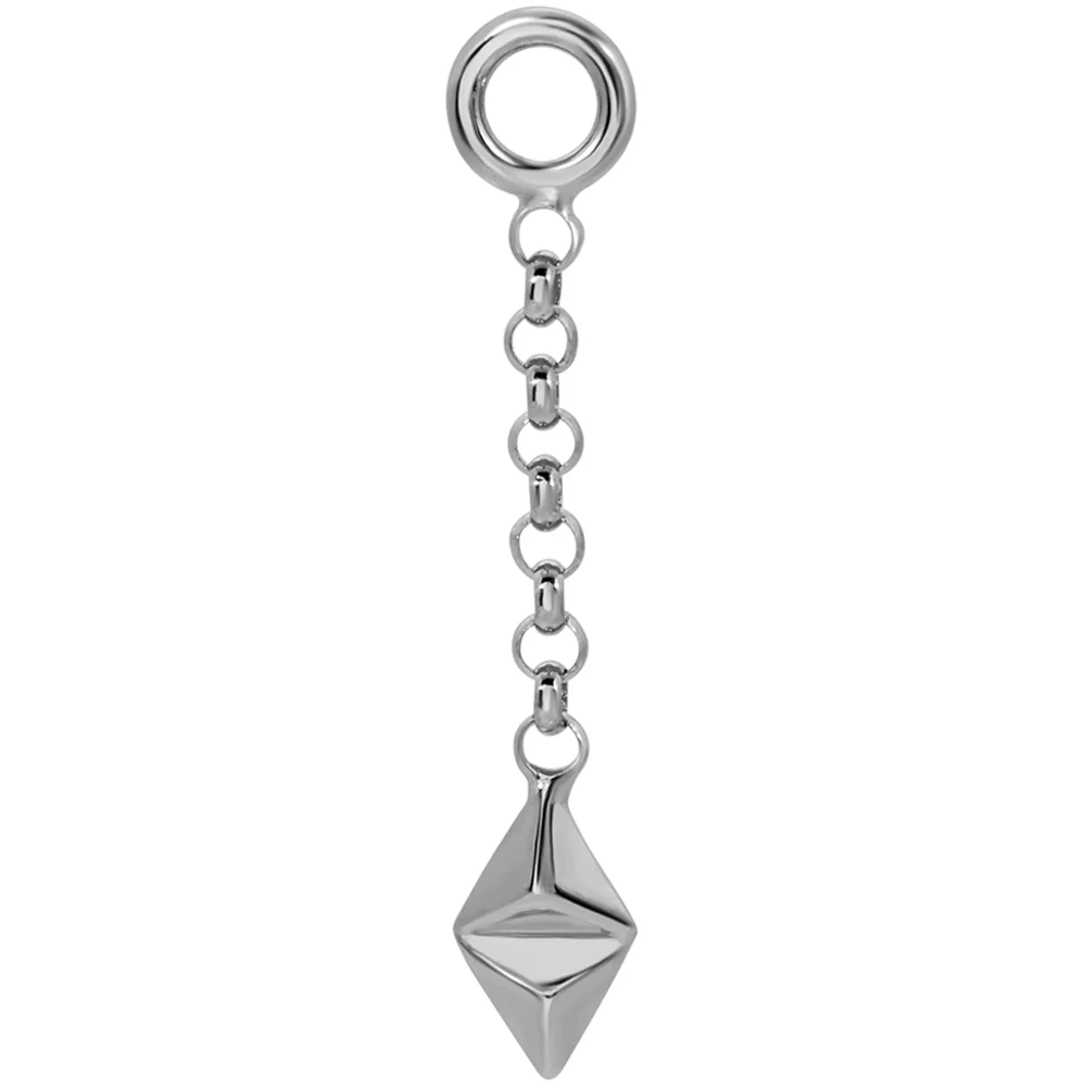 "Here" Chain Charm in Gold - Image 2