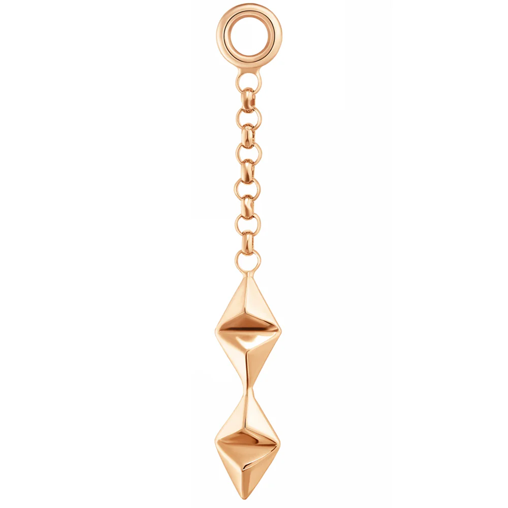 "Now" Chain Charm in Gold - Image 3