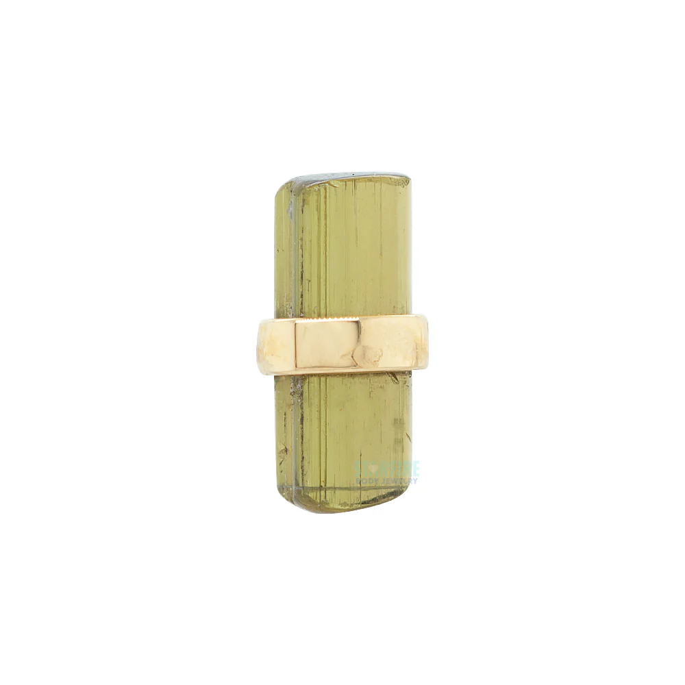 threadless: "Bound by Love" End in Gold with Natural Stone - Image 6