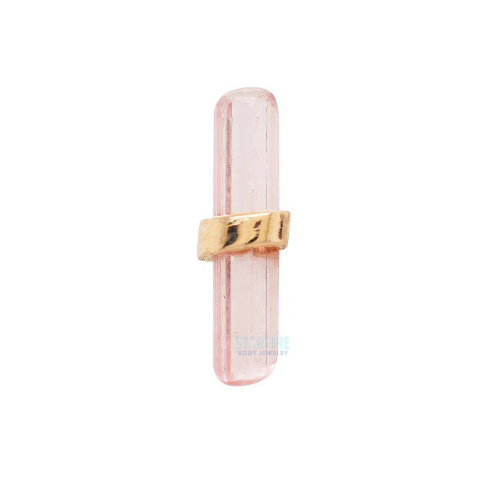 threadless: "Bound by Love" End in Gold with Natural Stone - Image 7