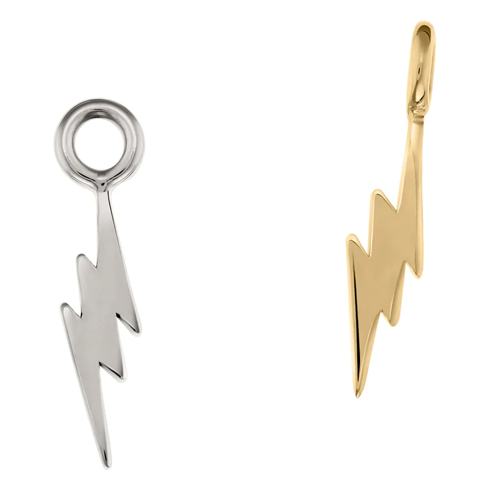 Thunderbolt Charm in Gold