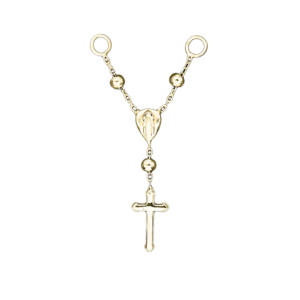 "Ave Maria" Chain Attachment in Gold
