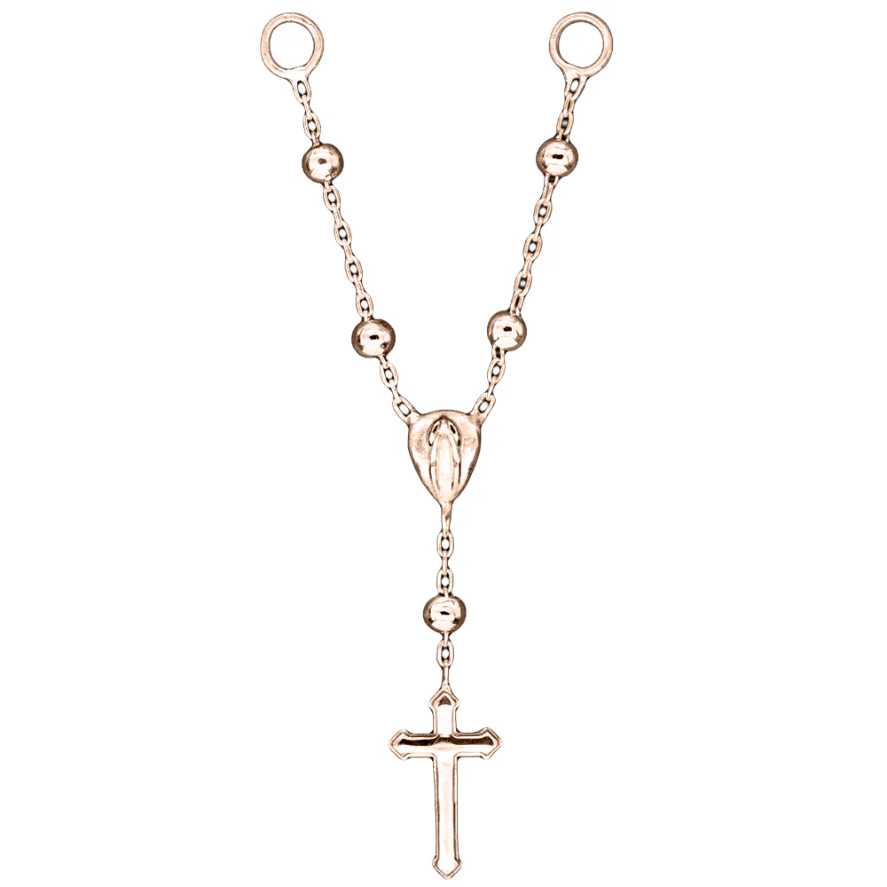 "Ave Maria" Chain Attachment in Gold - Image 6