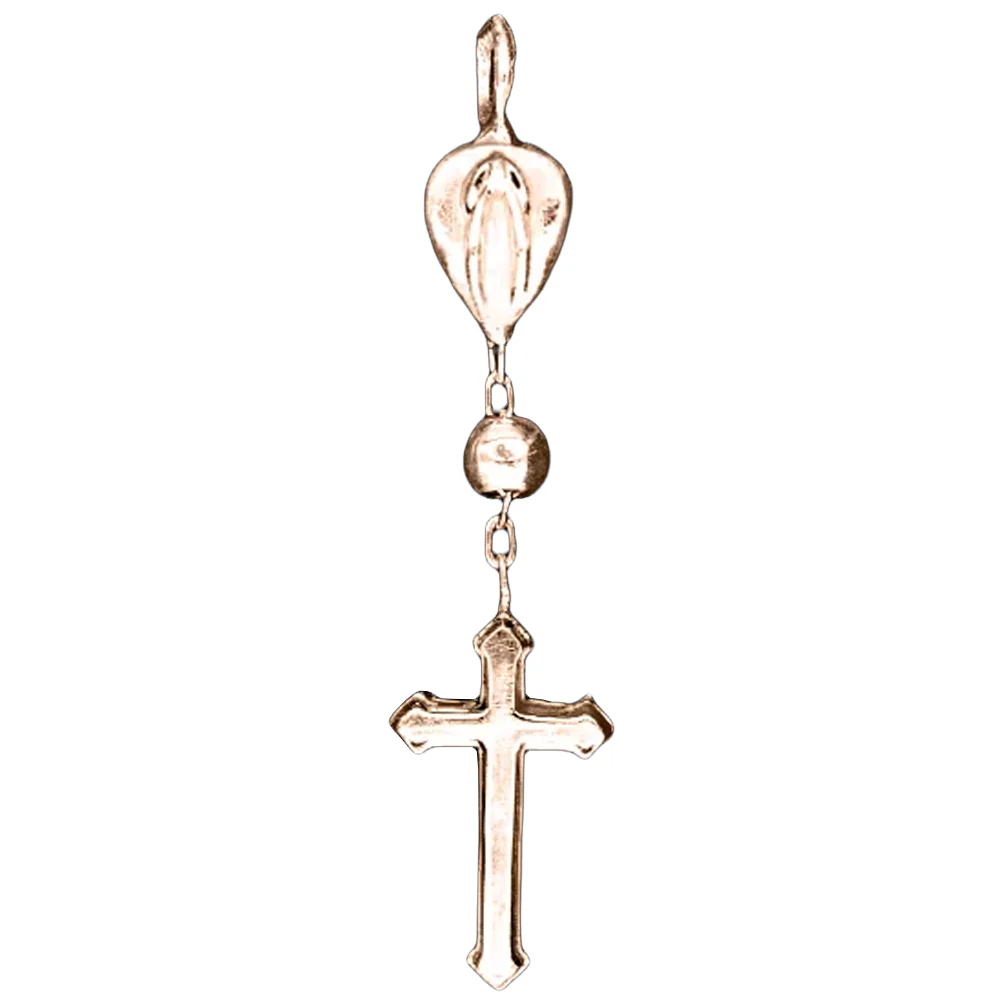 "Ave Maria" Charm in Gold - Image 4
