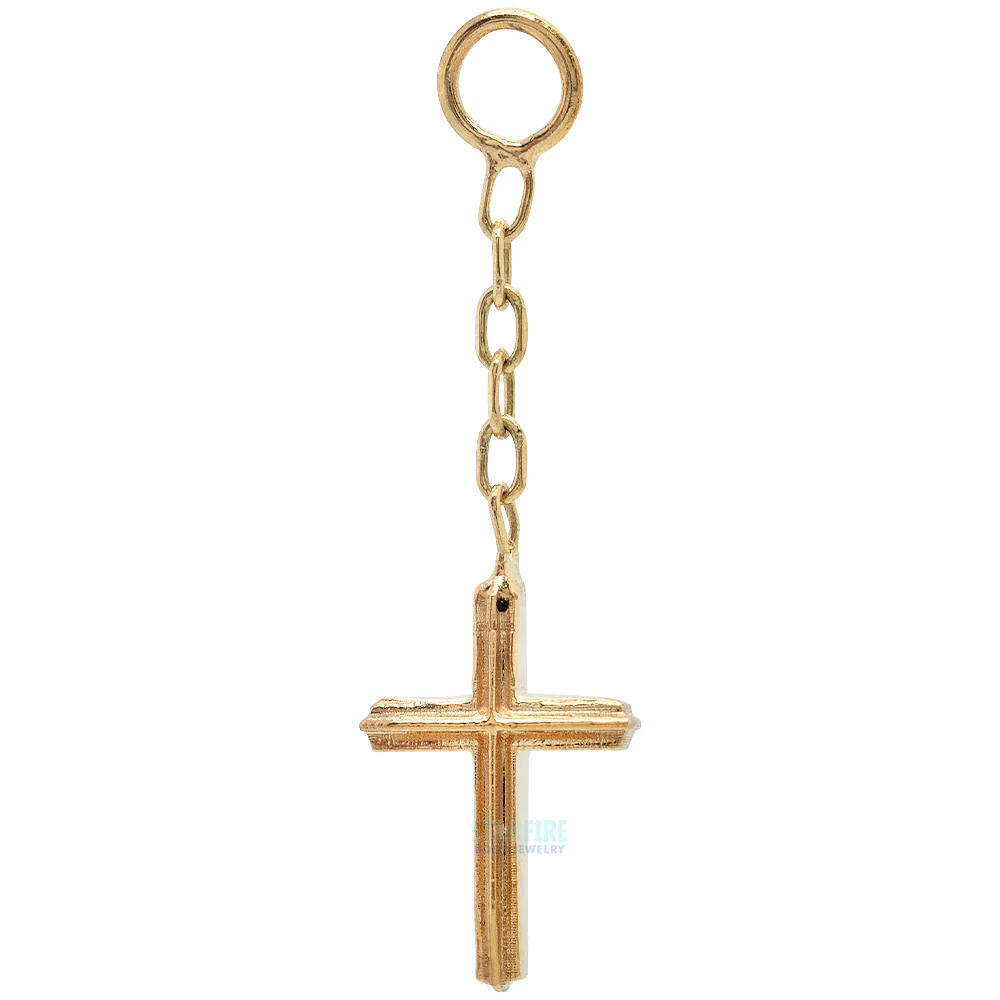 "Milagros" Chain Charm in Gold - Image 2