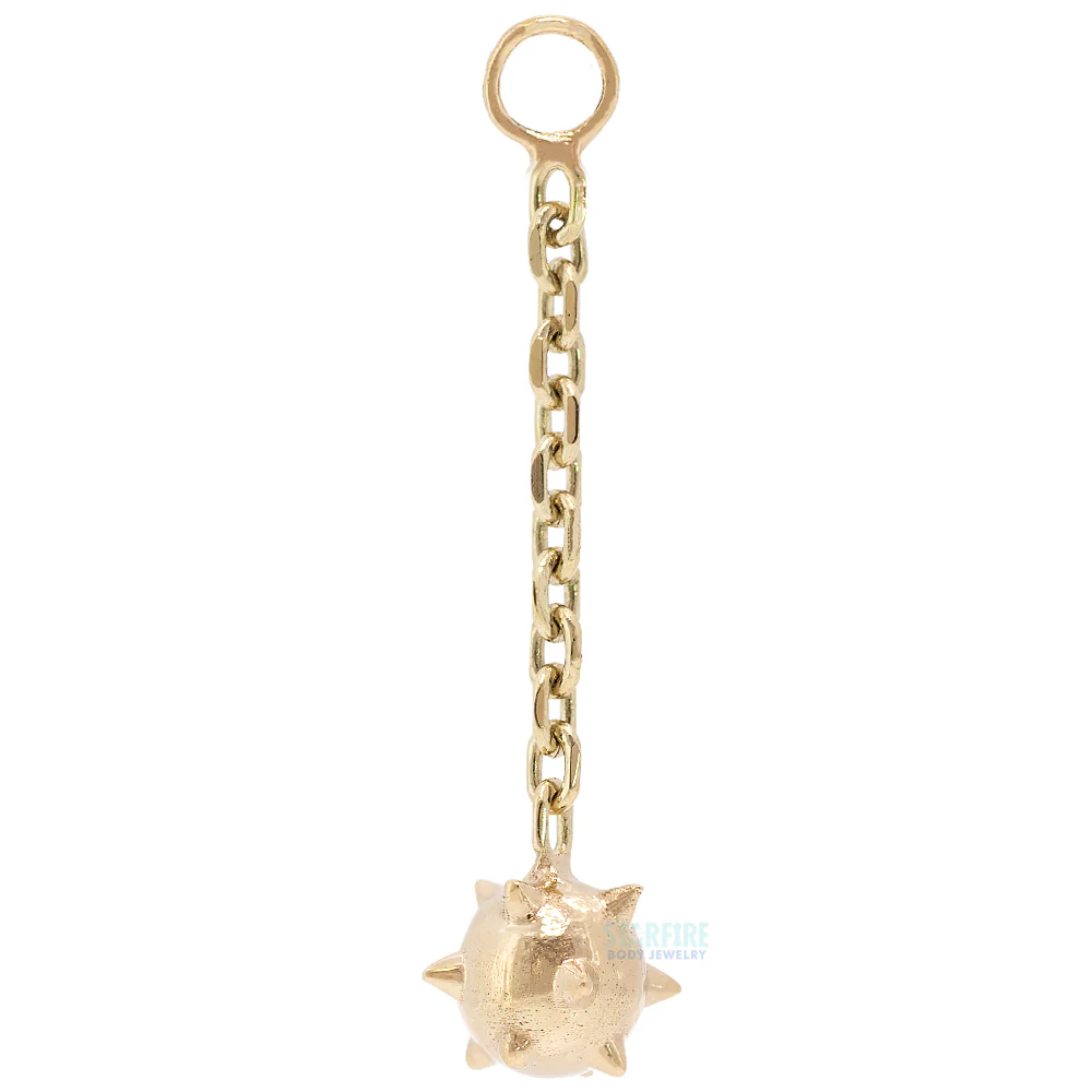 "The Algorithm" Chain Charm in Gold - Image 3