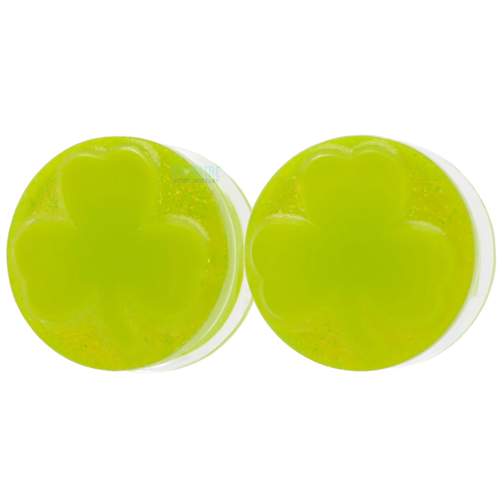 Shamrock Glass Plugs - Image 3
