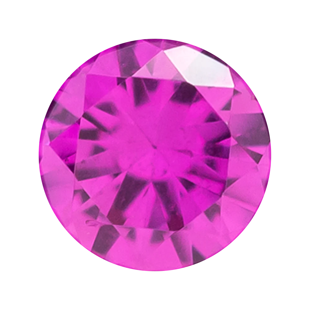 Single Gem Teardrop Eyelets with Brilliant-Cut Gem - Ruby - Image 4