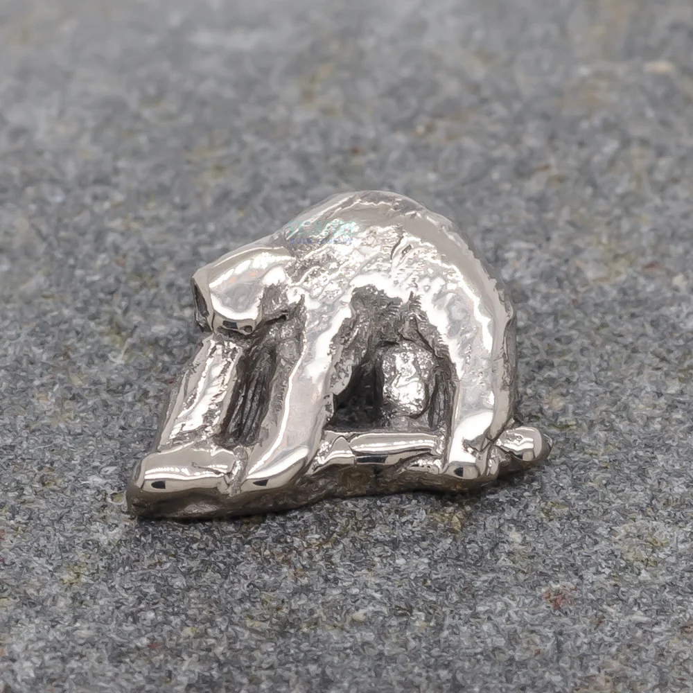 "Benny" the Sloth Threaded End in Gold - Image 2