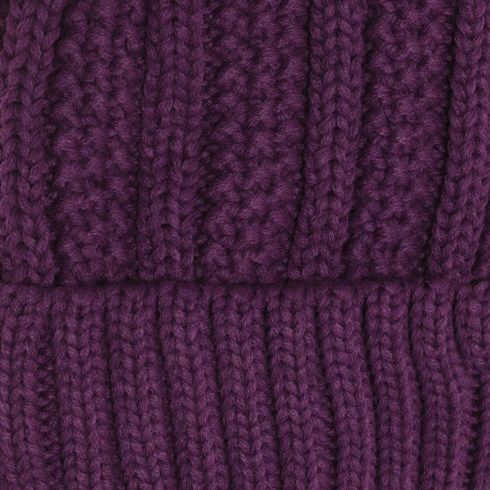 Starfire Kids Fuzzy Lined Fur Pom CC Beanie - Image 11