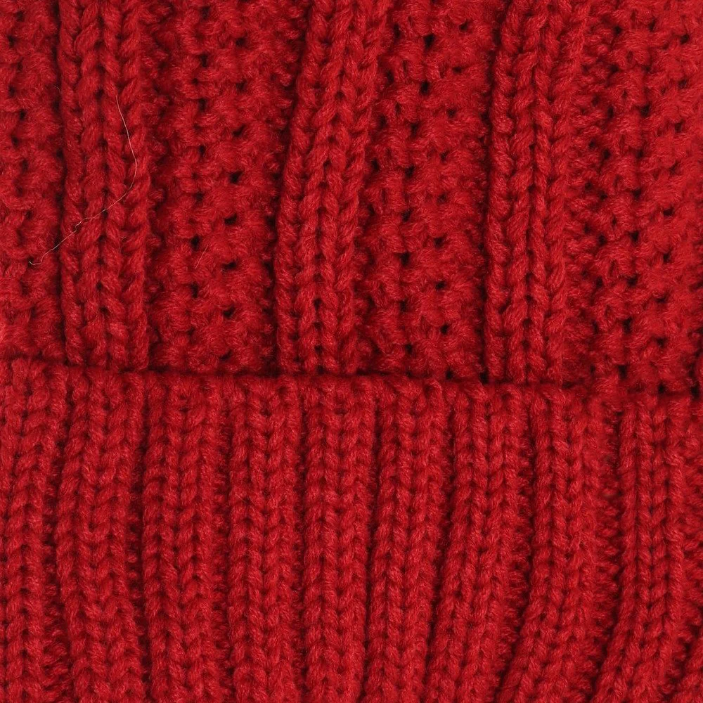 Starfire Kids Fuzzy Lined Fur Pom CC Beanie - Image 6