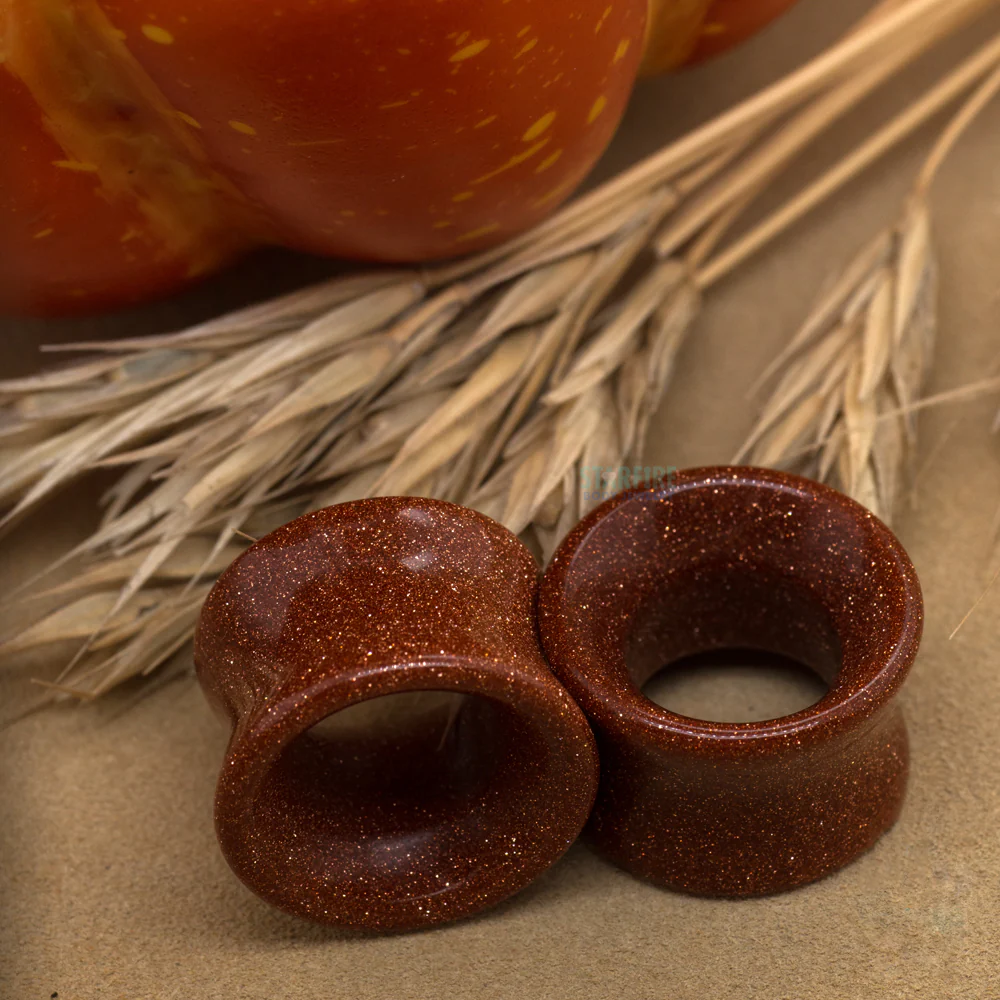 Stone Eyelets - Goldstone - Image 2