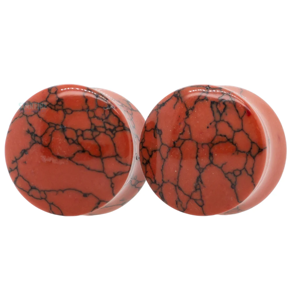 Stone Plugs - Red Turquoise - Image 2
