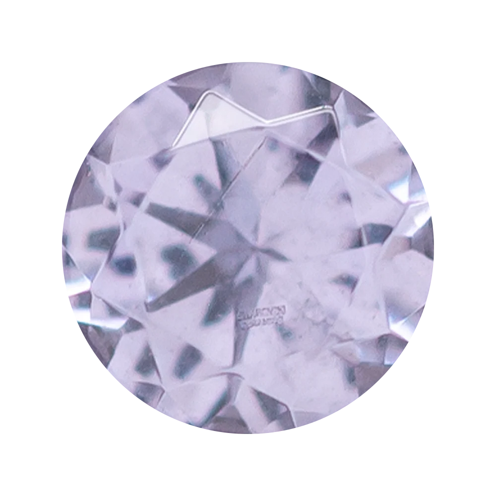 Super Gemmed BIG BLING Plugs ( Eyelets ) with Brilliant-Cut Gems - Lavender - Image 4