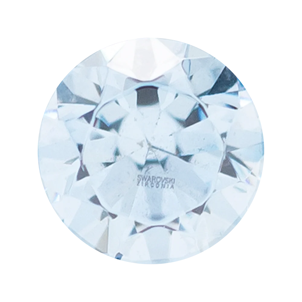 Super Gemmed BIG BLING Plugs ( Eyelets ) with Brilliant-Cut Gems - Periwinkle - Image 4