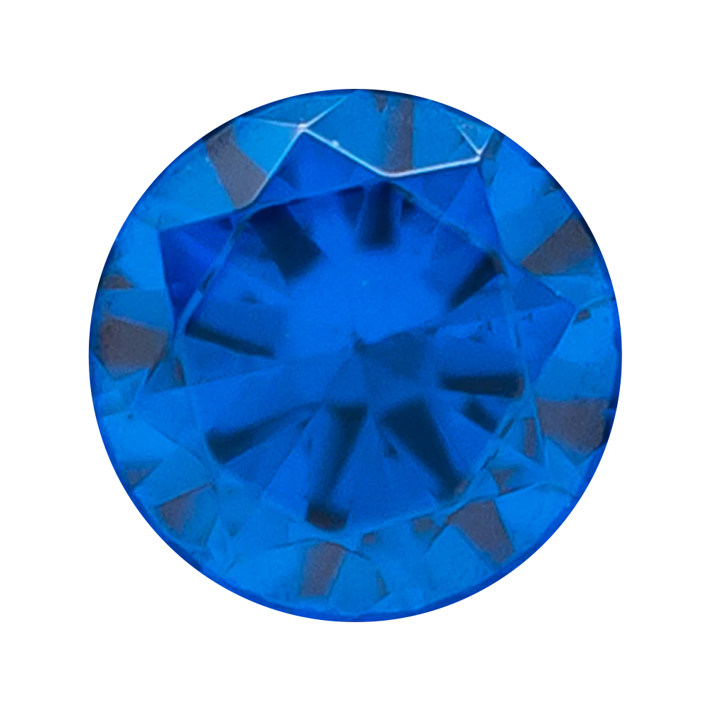 Super Gemmed BIG BLING Plugs ( Eyelets ) with Brilliant-Cut Gems - Sapphire - Image 4