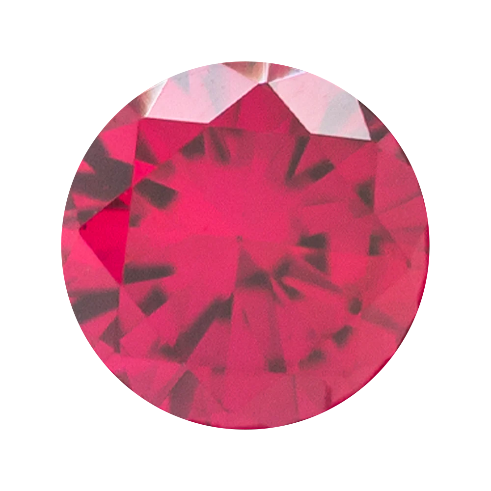 Super Gemmed Teardrop Eyelets with Brilliant-Cut Gems - Garnet - Image 2