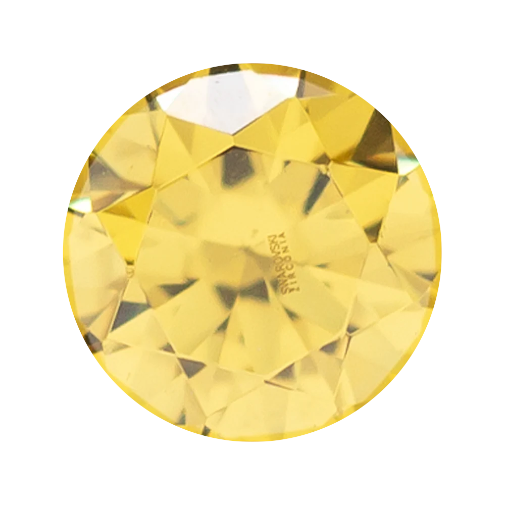 Super Marquise Plugs ( Eyelets ) with Brilliant-Cut Gems - Citrine - Image 2