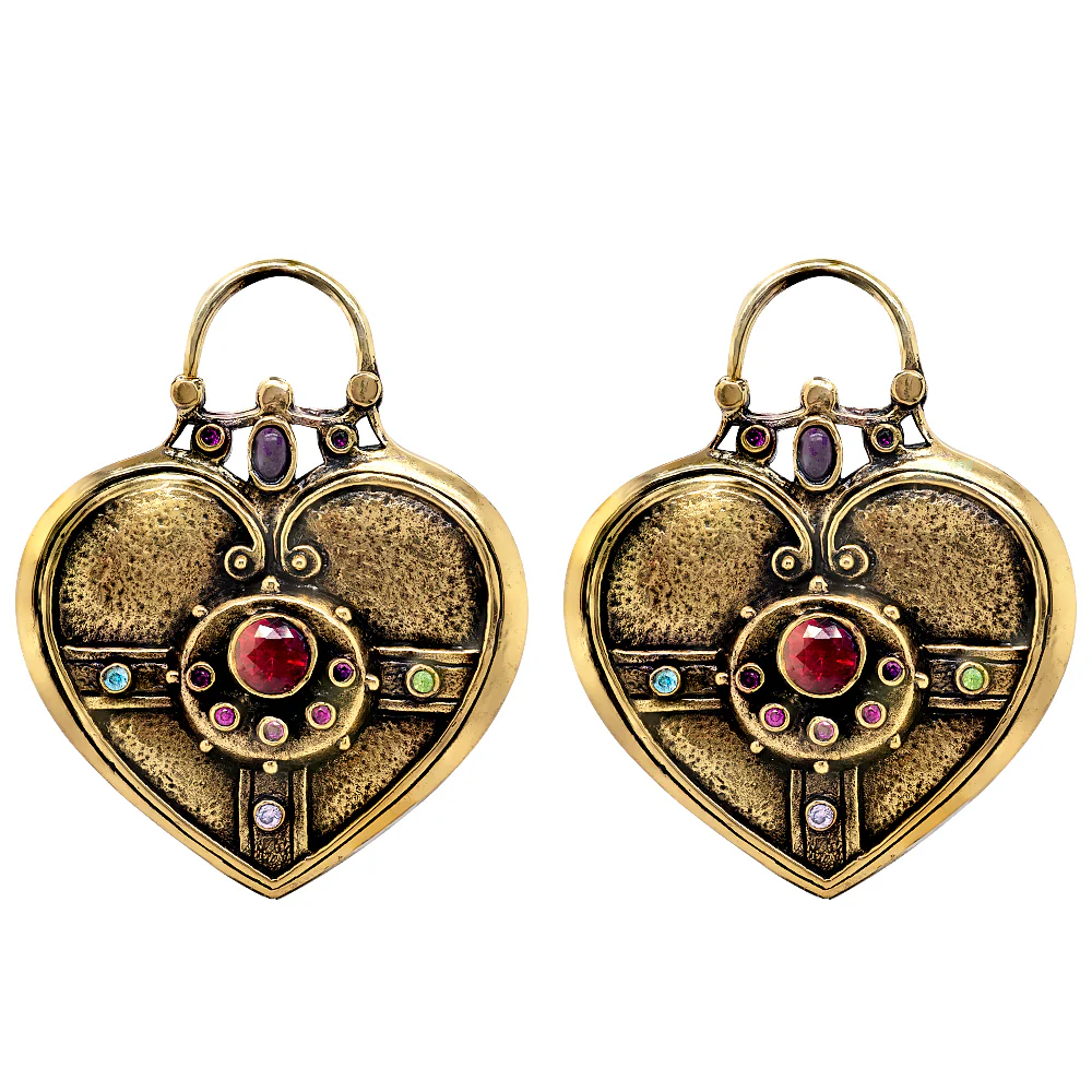 "Cosmic Heart Compact" Weights with Gemstones - Image 3