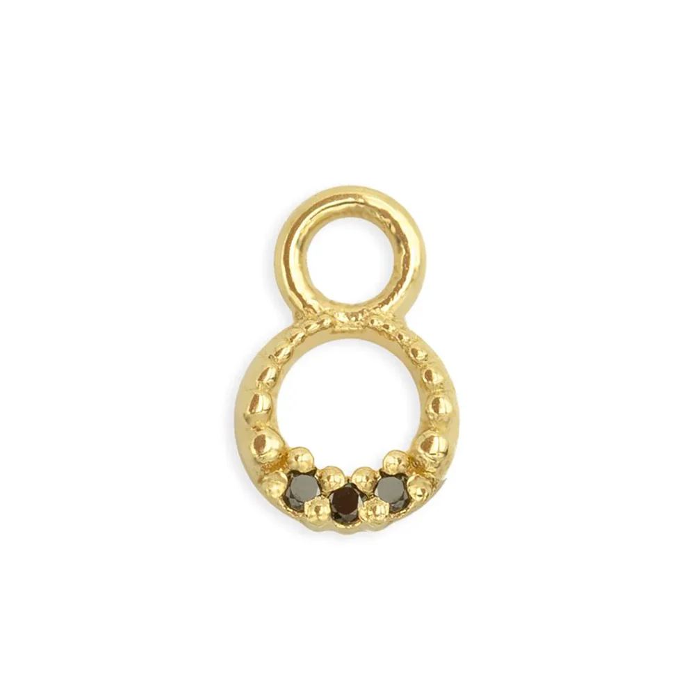 "Athena" Charm in Gold with Gemstones - Image 6